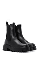 Women's Black Thick Soled Chelsea Boots | Derimod