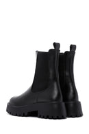 Women's Black Thick Soled Chelsea Boots | Derimod