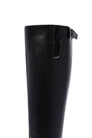 Women's Black Thick Soled Zippered Boots | Derimod