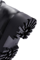 Women's Black Thick Soled Zippered Boots | Derimod