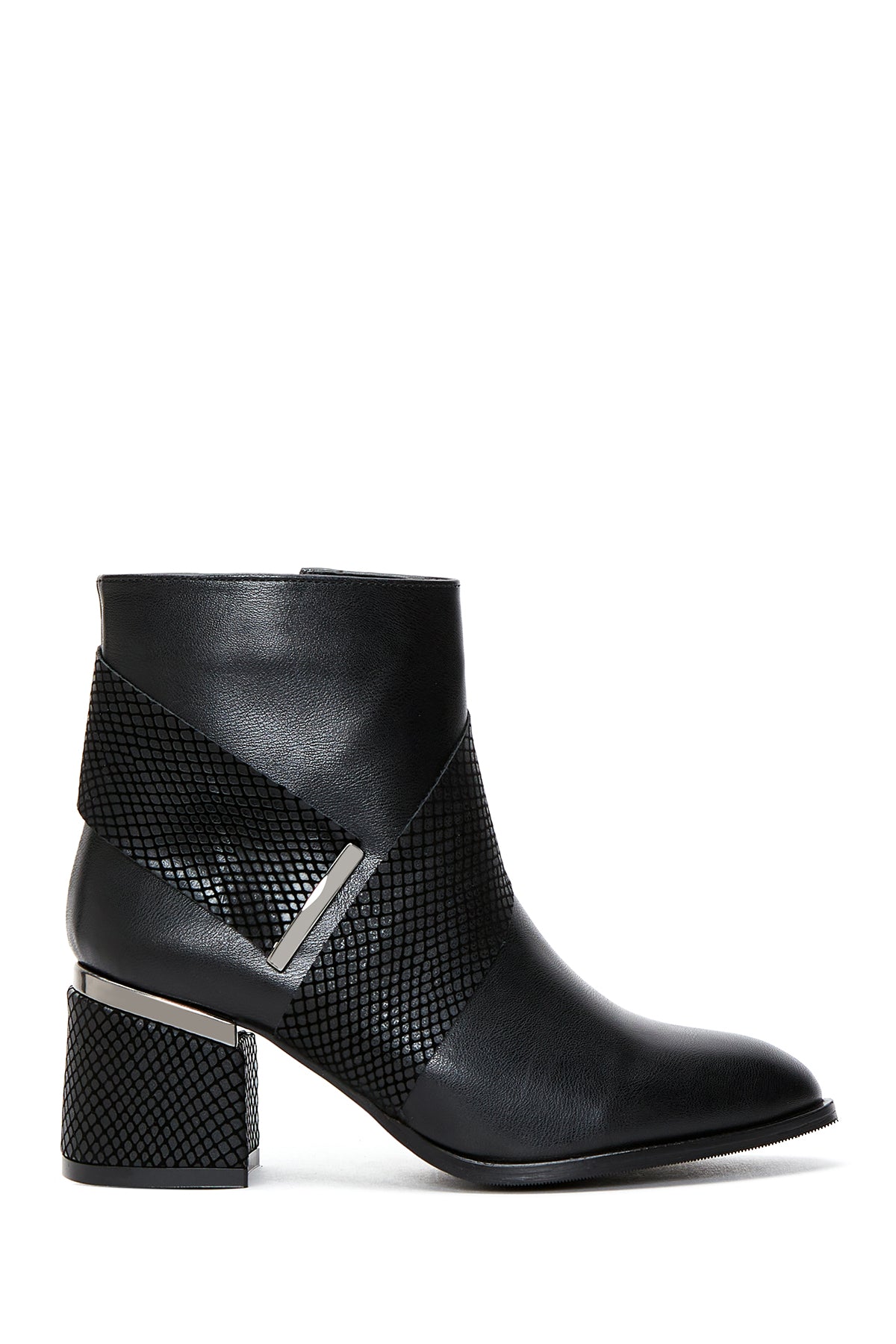 Women's Black Heeled Boots 23WFE400814 | Derimod