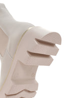 Women's Beige Thick Soled Chelsea Boots | Derimod