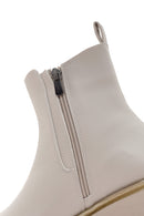 Women's Beige Thick Soled Chelsea Boots | Derimod