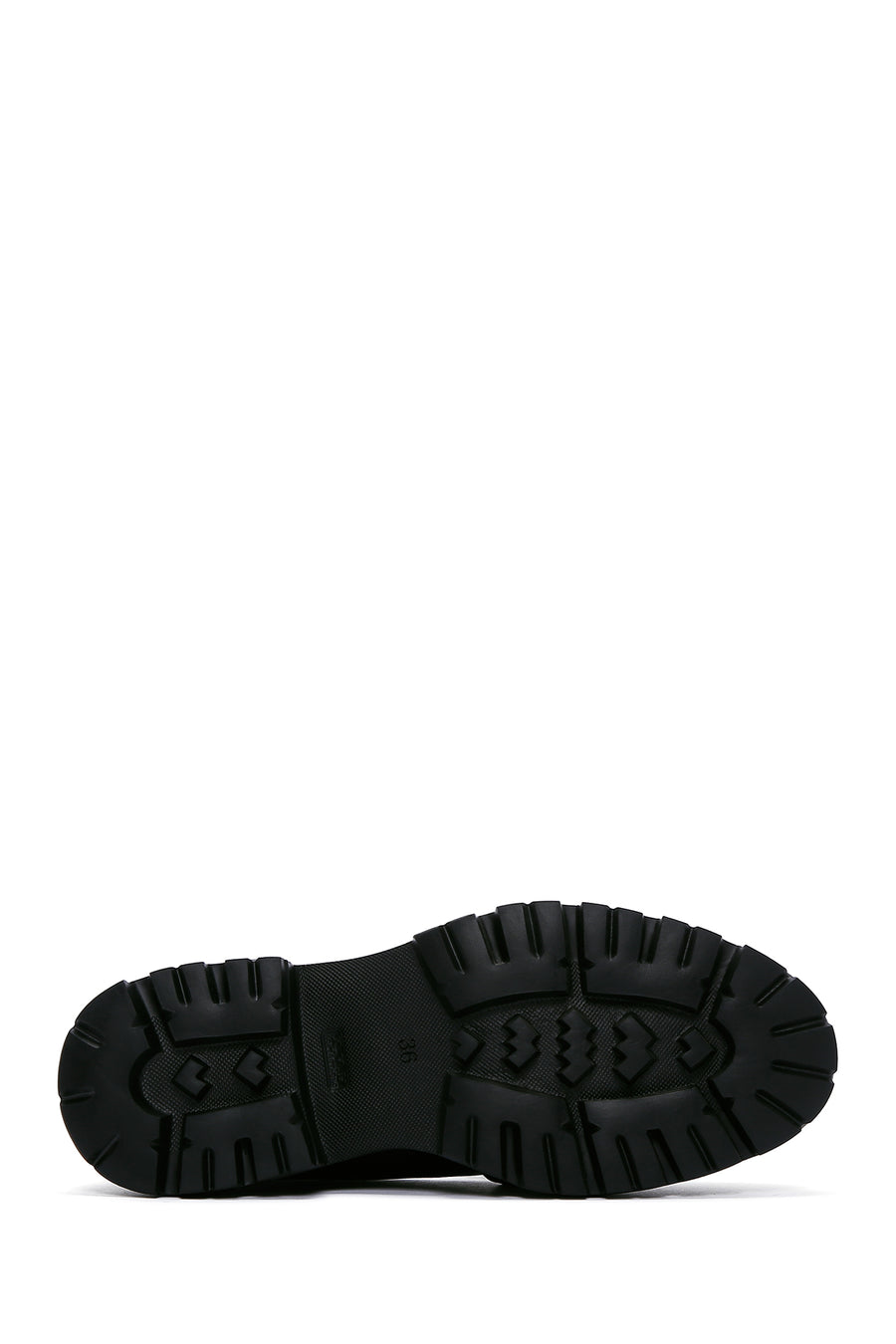 Women's Black Buckle Masculine Loafer