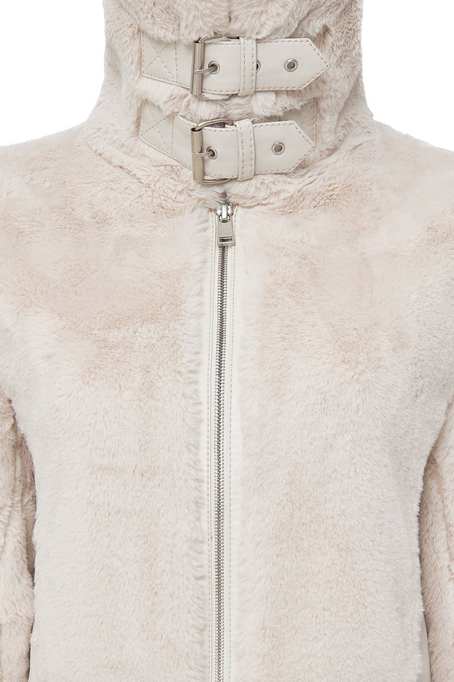Sevilla Women's Beige Teddy Coat