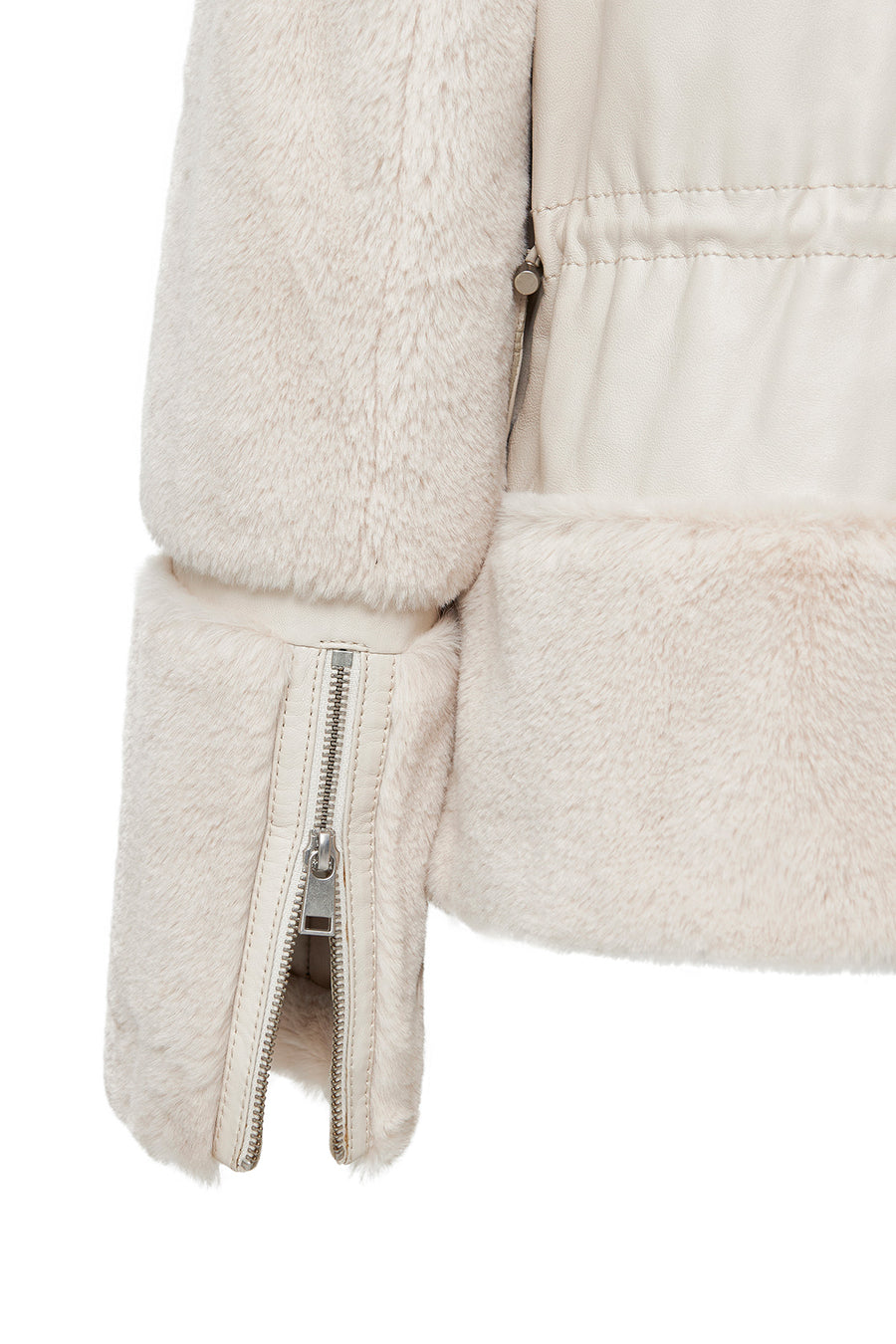 Sevilla Women's Beige Teddy Coat