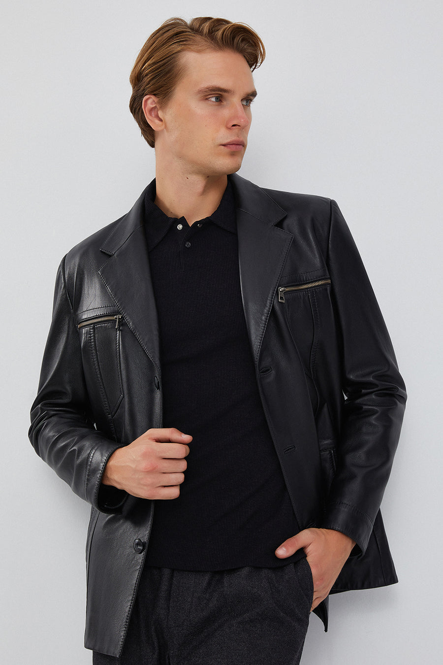 Bernard Men's Leather Jacket