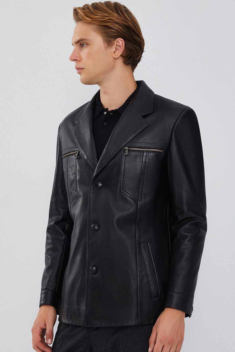 Bernard Men's Leather Jacket