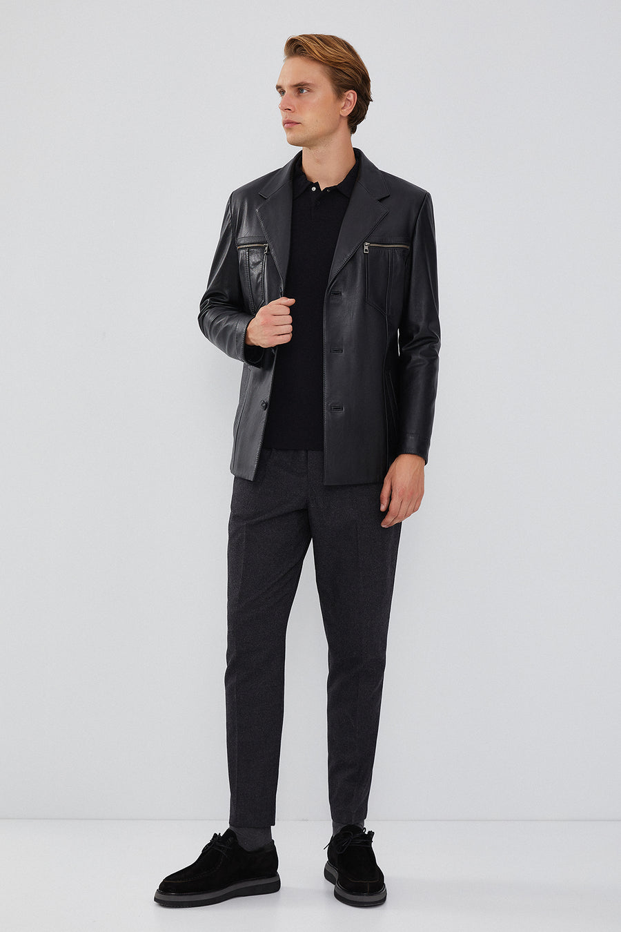 Bernard Men's Leather Jacket