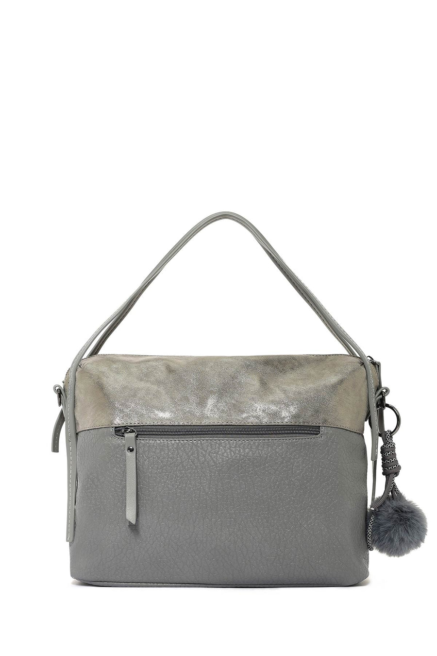 Women's Gray Long Strap Shoulder Bag