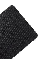 Men's Black Leather Card Holder | Derimod