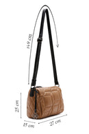 Women's Yellow Quilted Crossbody Bag | Derimod