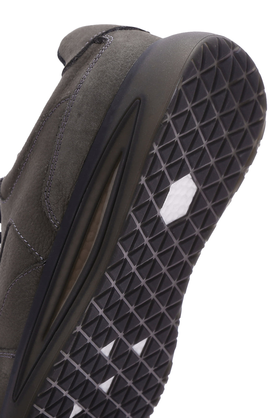 Men's Gray Nubuck Leather Sneaker