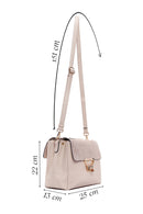 Women's Beige Long Strap Crossbody Bag | Derimod