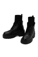 Women's Black Thick Soled Boots | Derimod