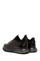 Men's Brown Lace-Up Leather Casual Sneaker | Derimod