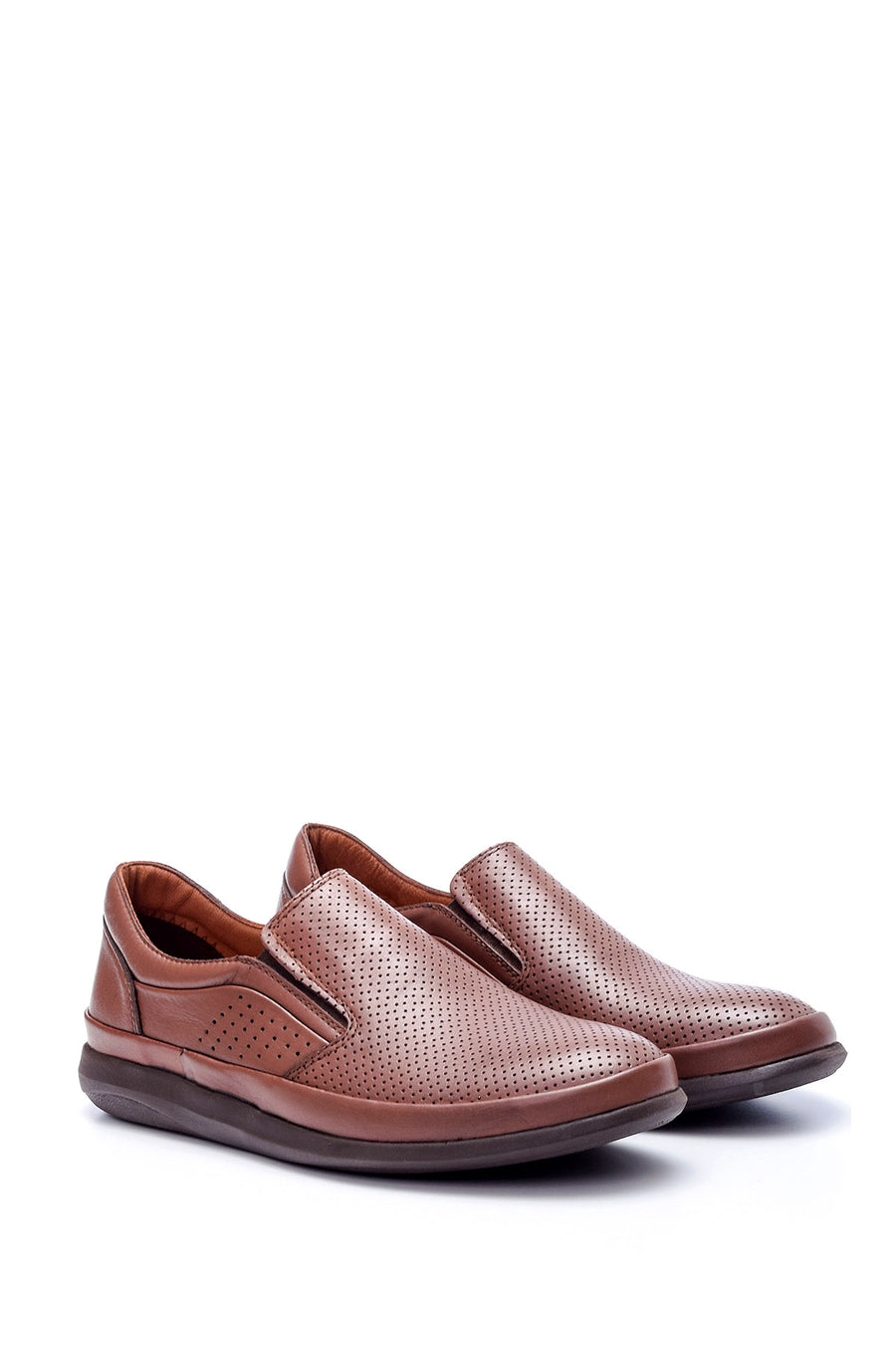 Men's Perforated Leather Shoes
