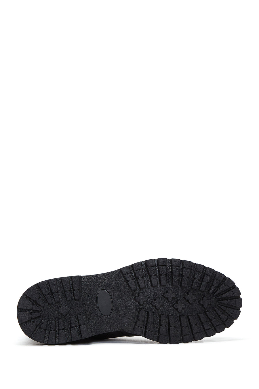 Men's Black Leather Zippered Casual Boots