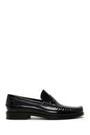 Men's Black Leather Classic Loafer | Derimod