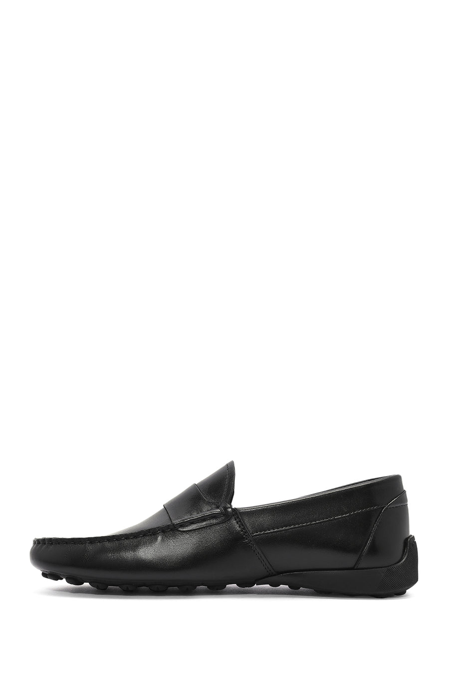 
Men's Black Leather Casual Loafer
