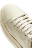 Women's Beige Thick Soled Sneaker | Derimod