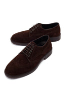 Male Brown Lace-up Suede Casual Shoes | Derimod