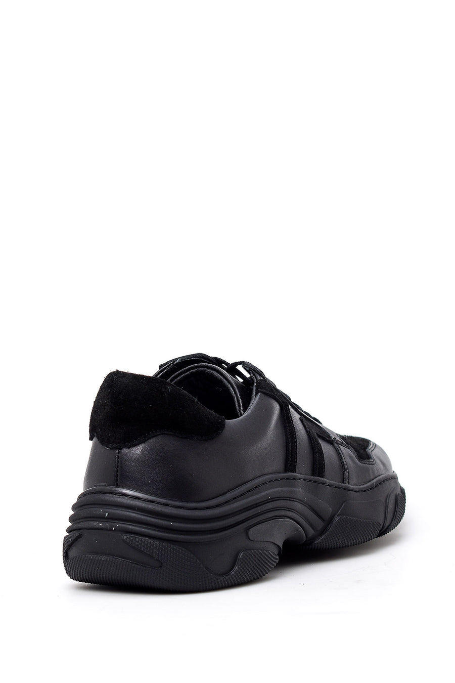 Men's Suede Detailed Leather Sneaker