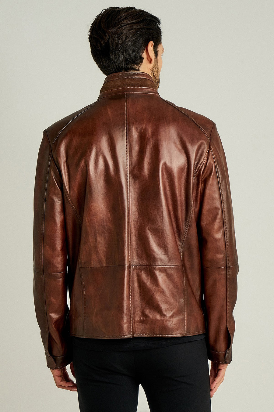 Elton Men's Leather Jacket