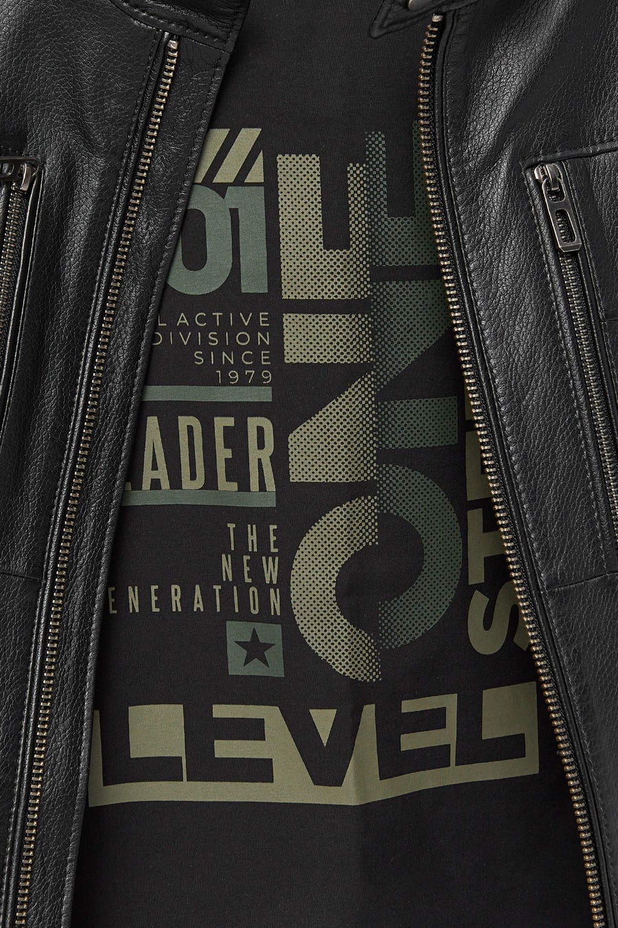 Howard Men's Black Leather Jacket
