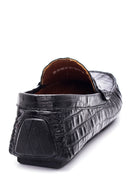 Erkek Deri Kroko Loafer | Derimod