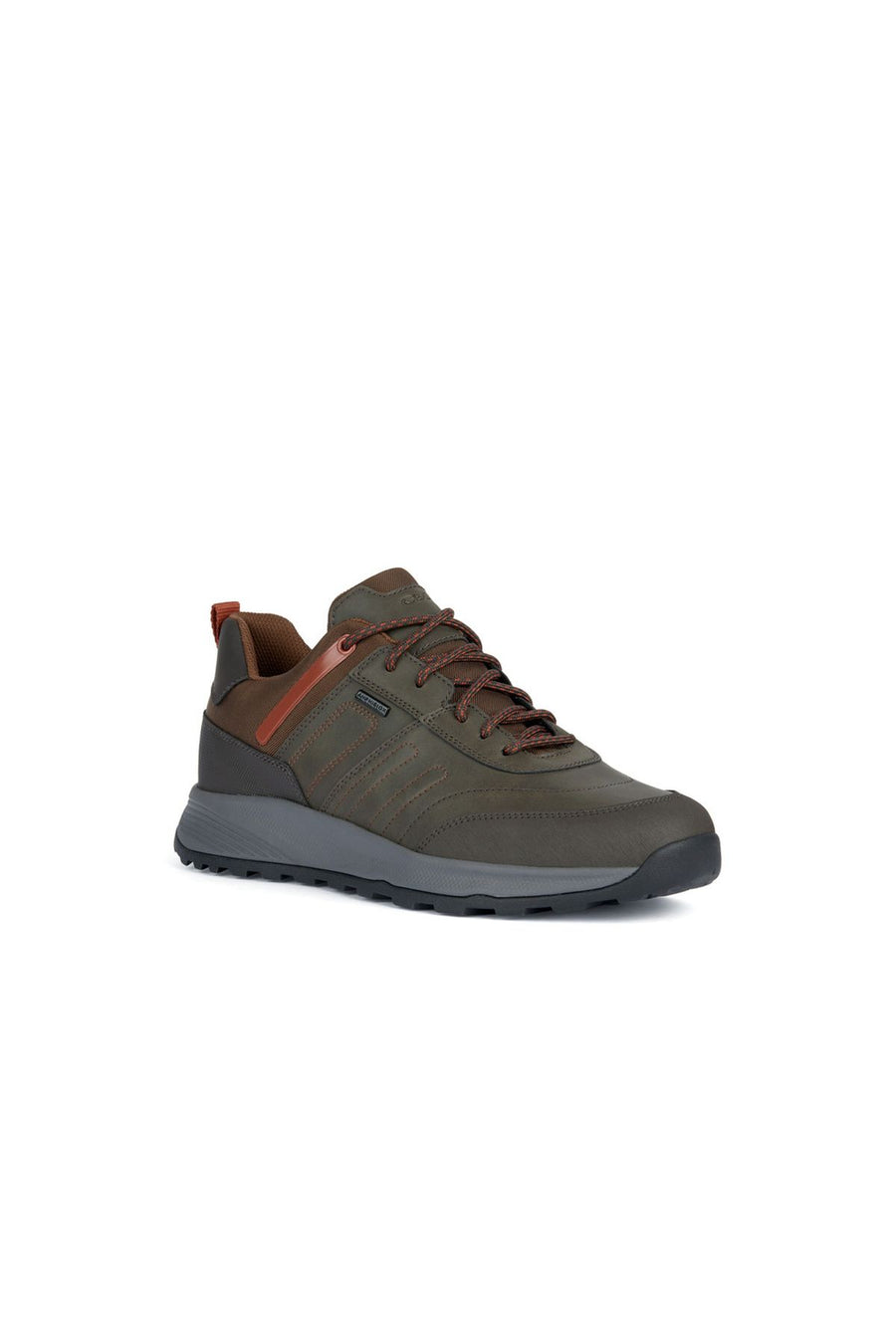 Geox Erkek Kahverengi Maro Bağcıklı Deri Sneaker