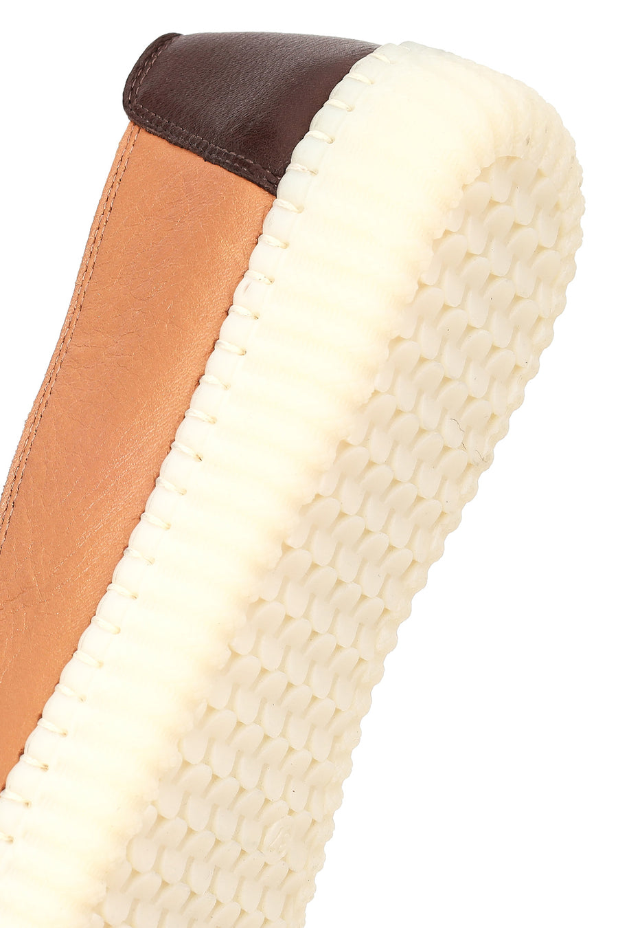 Woman Tan Leather Comfort Shoes