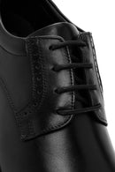 Men's Black Laced Leather Classic Shoes | Derimod