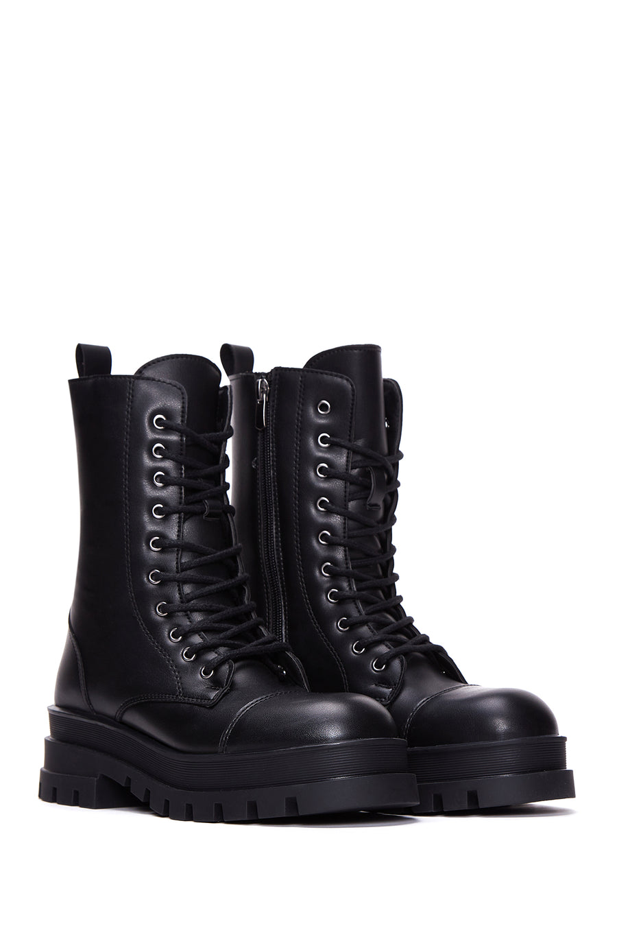 Women's Black Thick Soled Boots