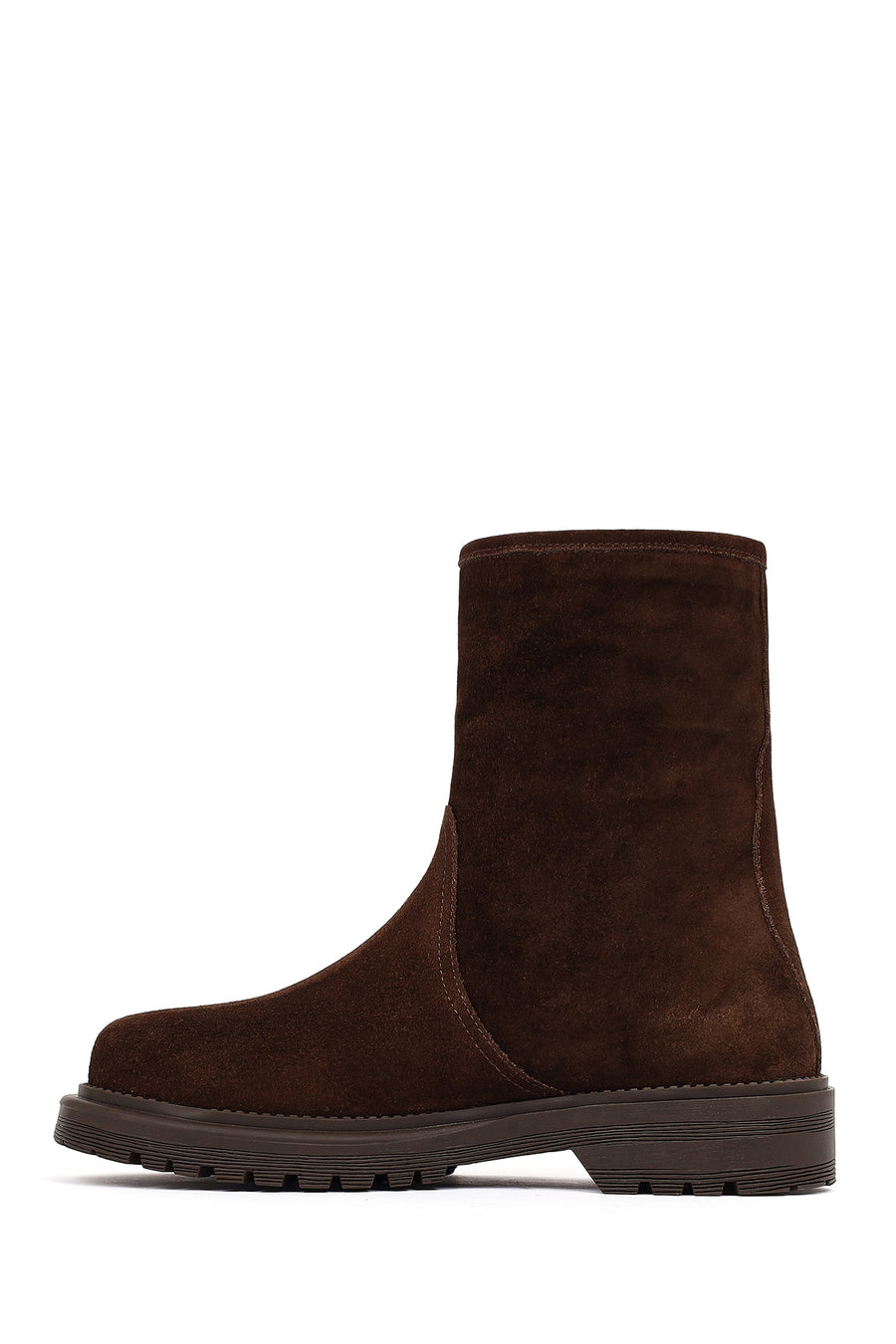 Women's Brown Suede Leather Boots