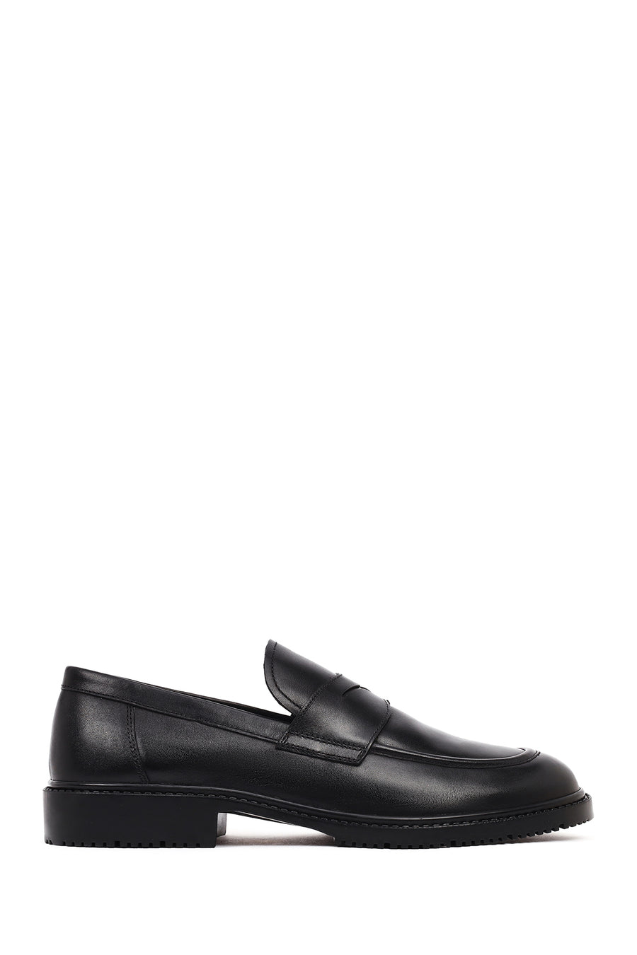 Erkek Siyah Deri Casual Loafer 25WFD603618 | Derimod