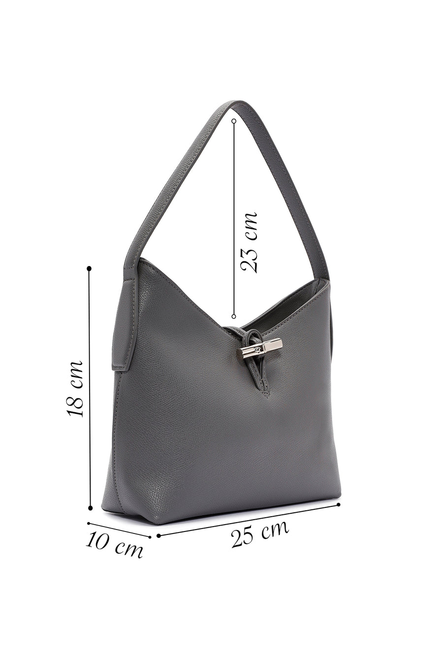 Women's Gray Casual Shoulder Bag