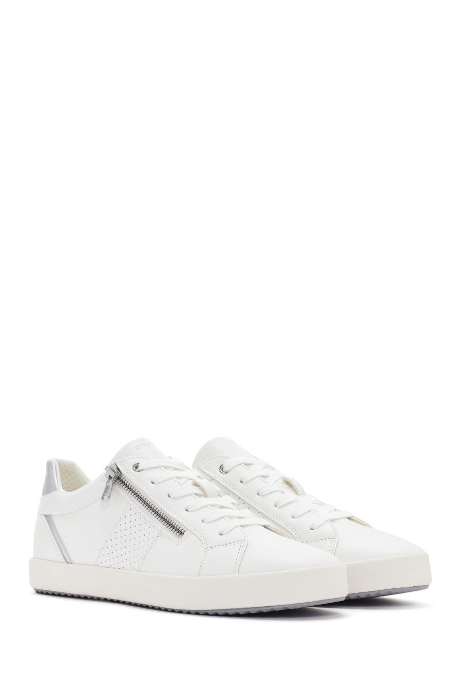 Geox Kadın Beyaz Blomiee Bağcıklı Deri Sneaker