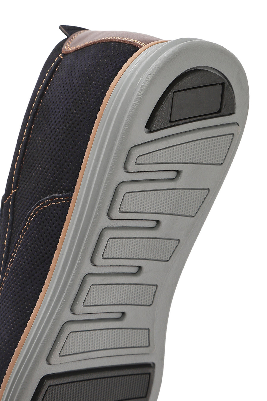 Men's Navy Blue Nubuck Leather Casual Loafer