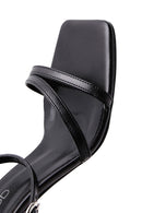 Women's Black Ankle Strap Heeled Sandals | Derimod