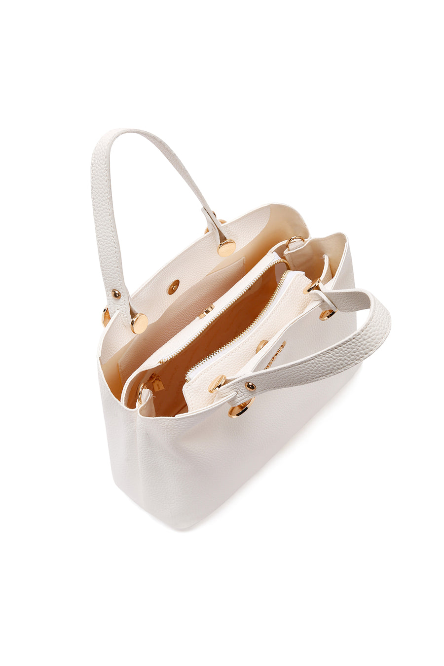 Women's White Long Strap Shoulder Bag