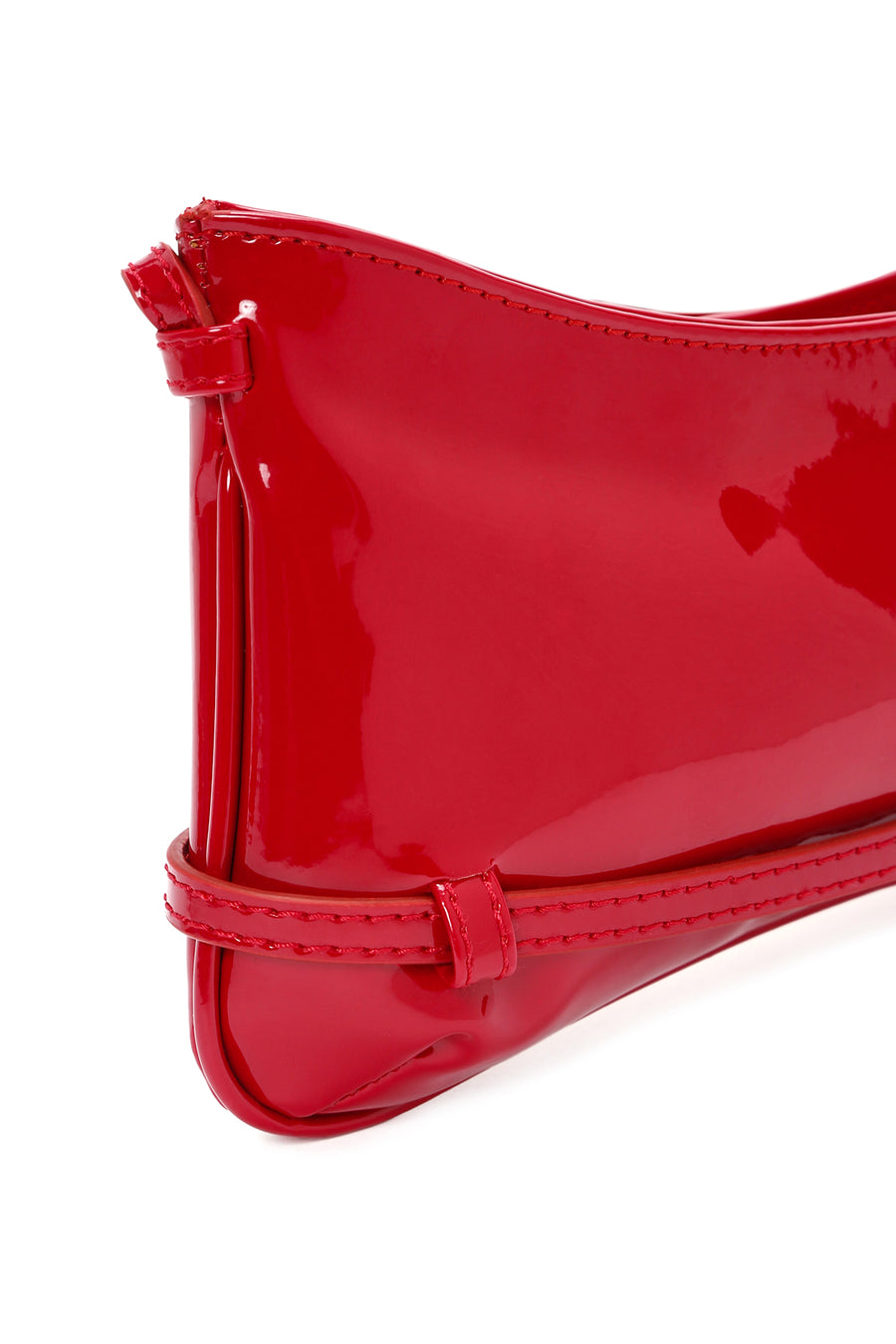 Women's Red Patent Leather Shoulder Bag