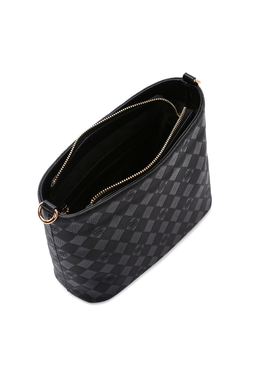 Women's Black Long Strap Crossbody Bag