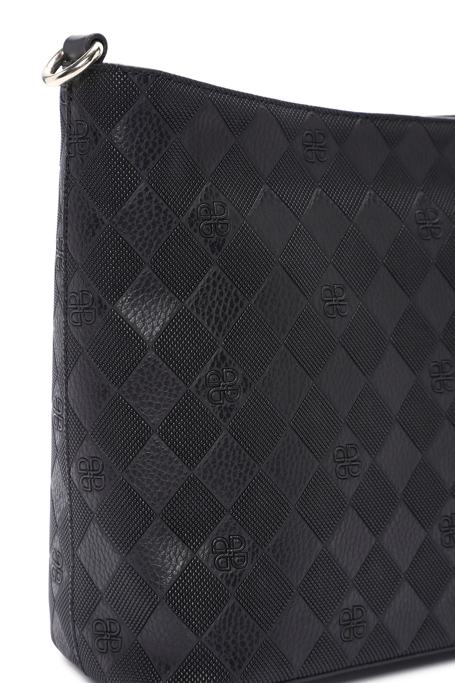 Women's Black Long Strap Crossbody Bag
