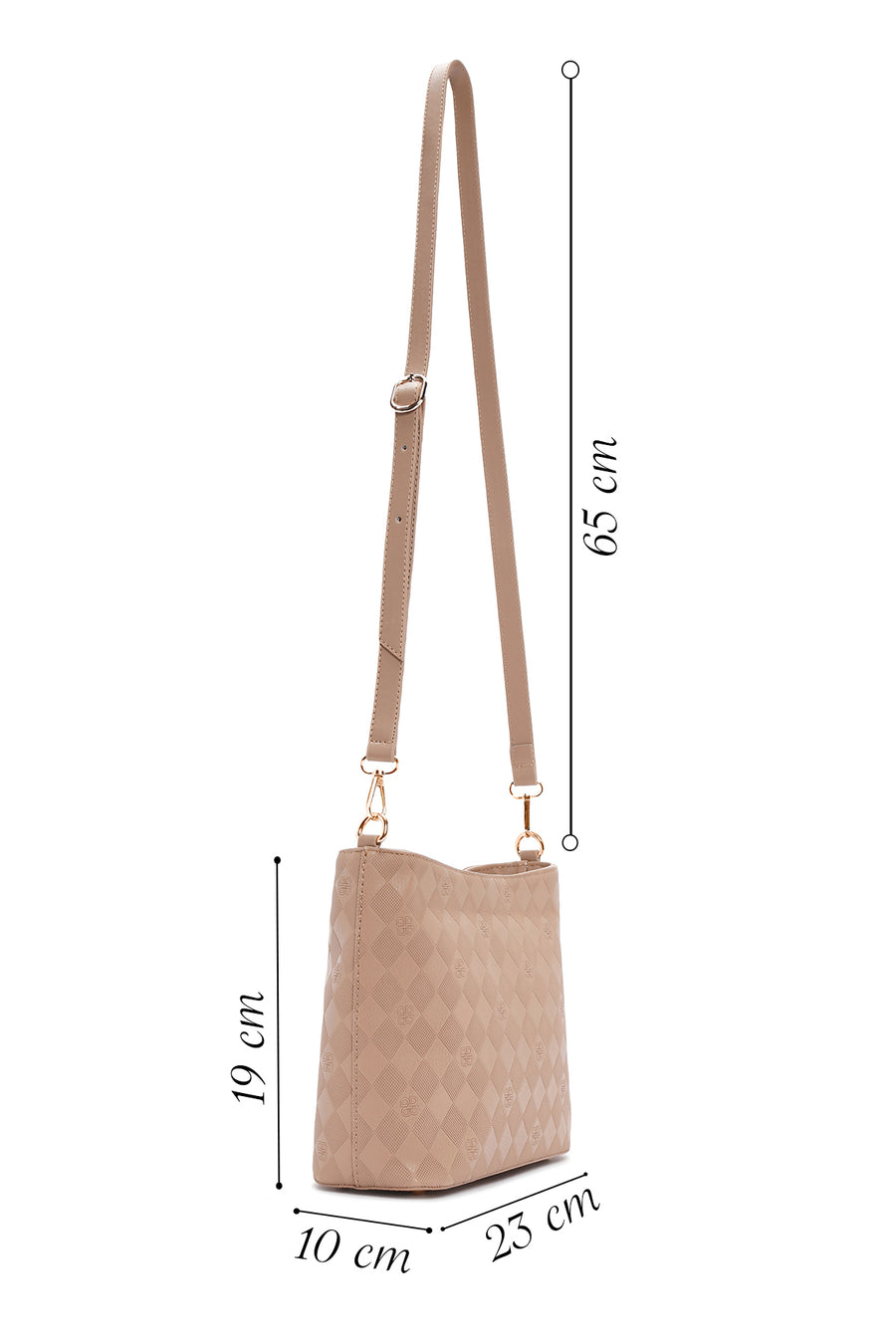 Women's Brown Long Strap Crossbody Bag