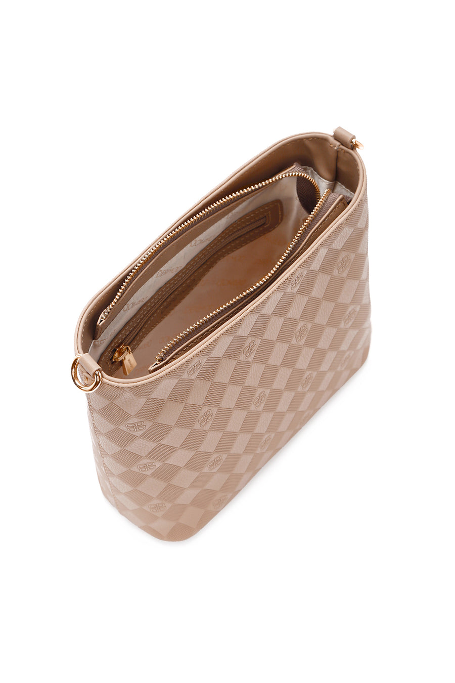 Women's Brown Long Strap Crossbody Bag