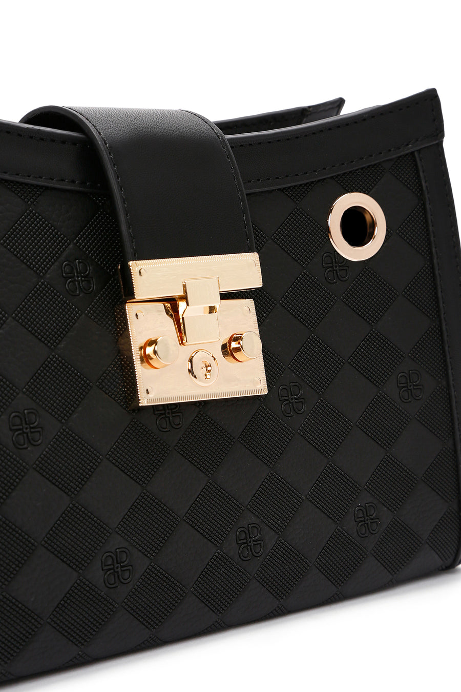 Women's Black Long Strap Shoulder Bag