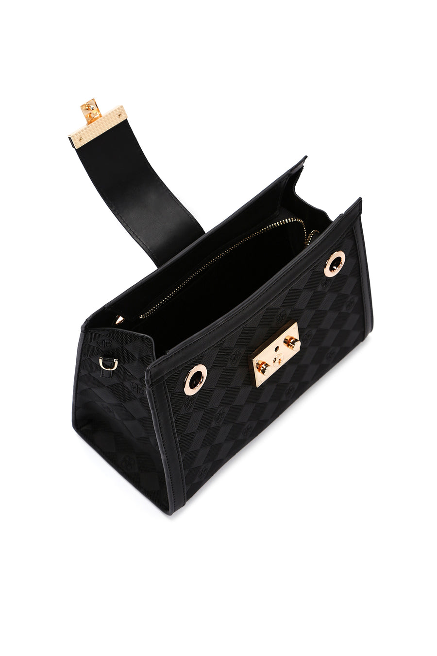 Women's Black Long Strap Shoulder Bag