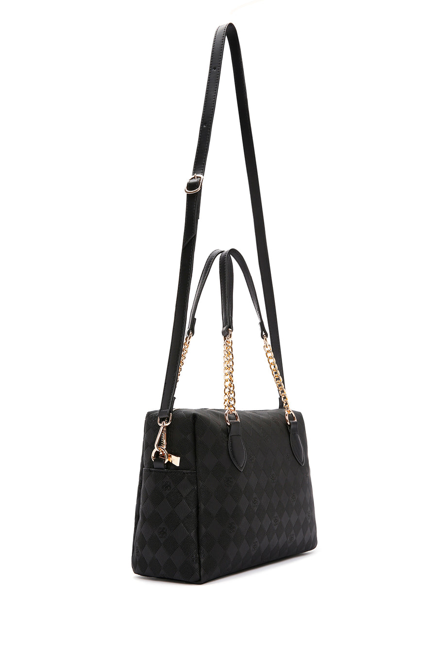 Women's Black Long Strap Shoulder Bag