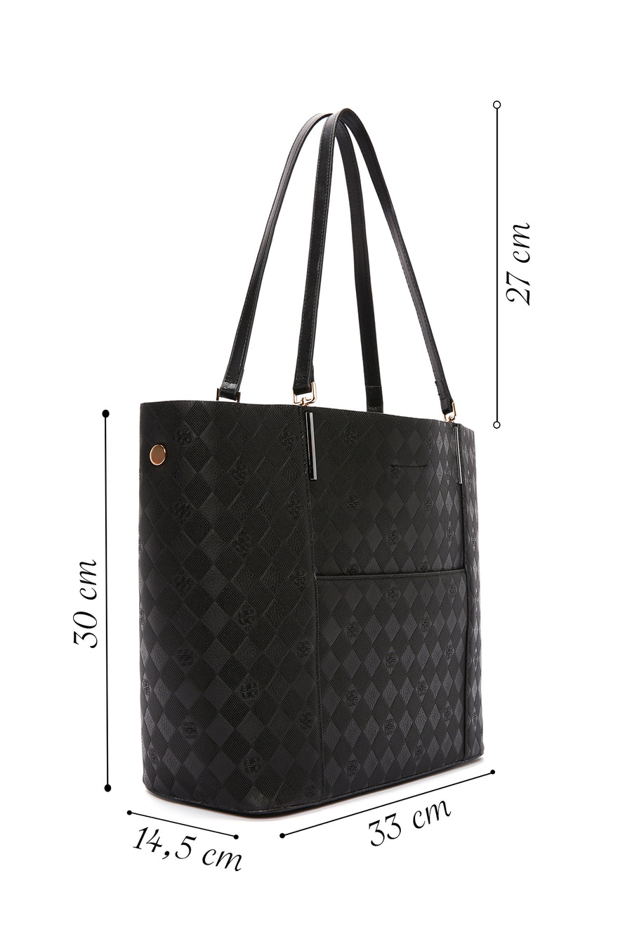 Women's Black Shoulder Bag